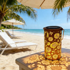 Solar Lantern | Tree Pattern Projection & IP55 Waterproof
