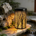 Solar Lantern | Tree Pattern Projection & IP55 Waterproof