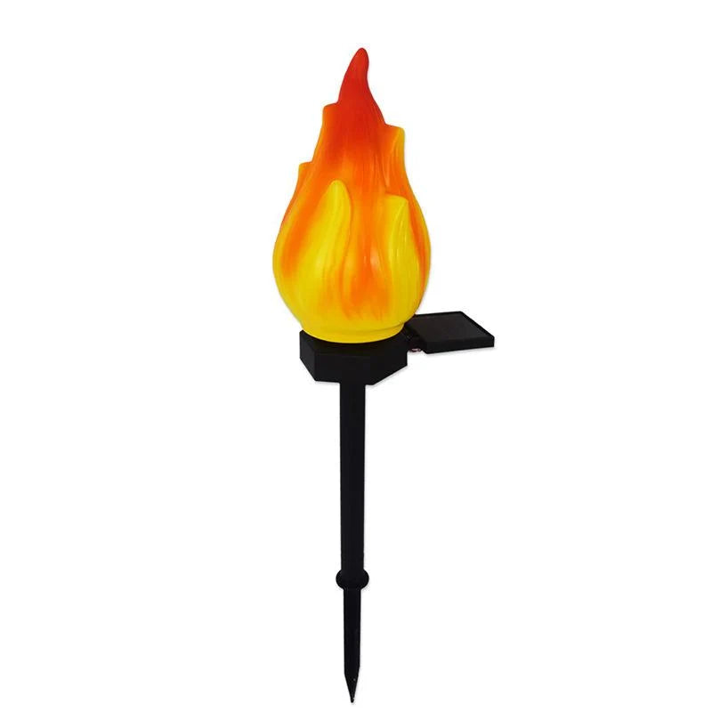 Solar Torch Light | Realistic Flickering Flame & Solar-Powered