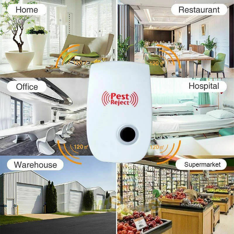 Squirrel Repeller | Ultrasonic Silent & Pet-Safe | Up To 800 Sq Ft Coverage