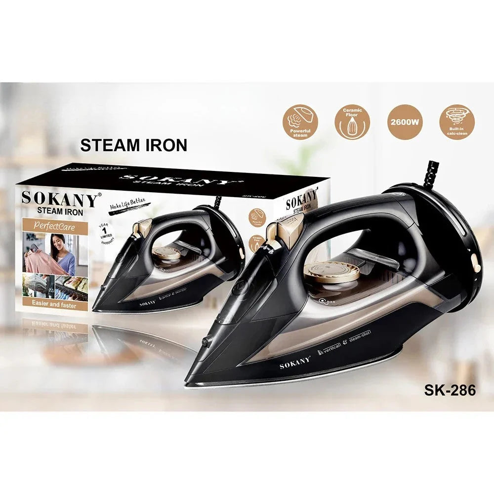 Steam Iron | Cordless Continuous Steam | Anti-Scratch Soleplate