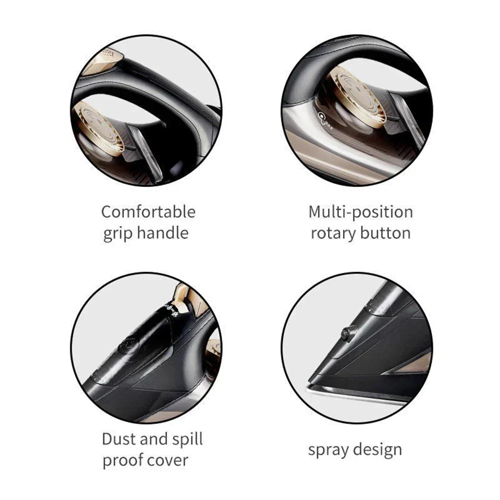 Steam Iron | Cordless Continuous Steam | Anti-Scratch Soleplate