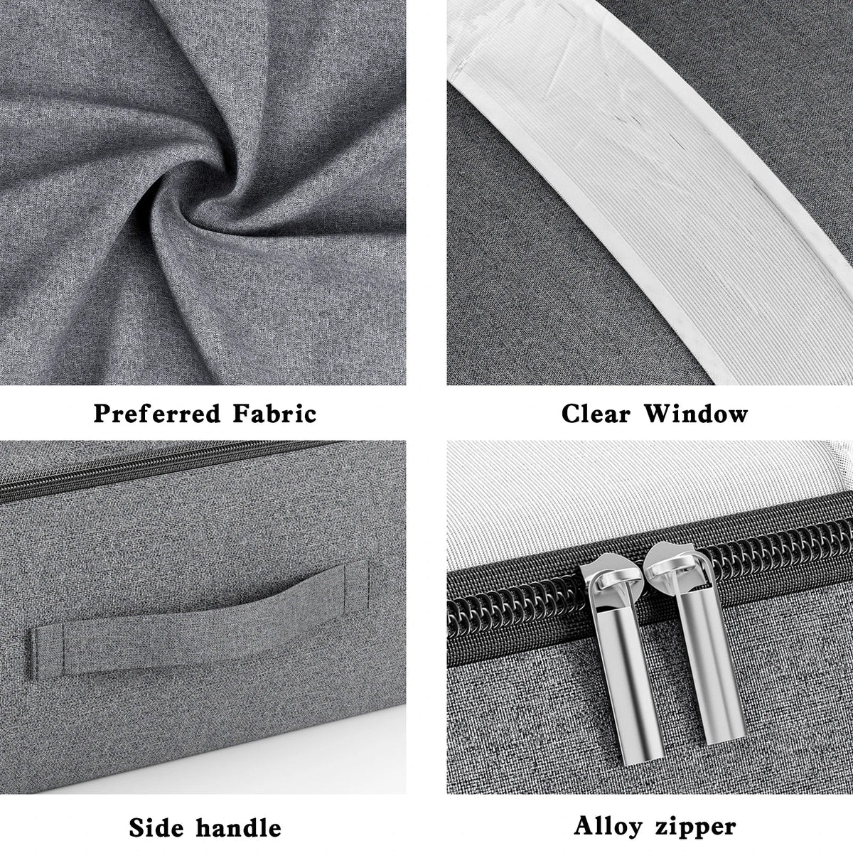 Storage Bag | Dust-Resistant Cationic Fabric & Transparent Window | Foldable