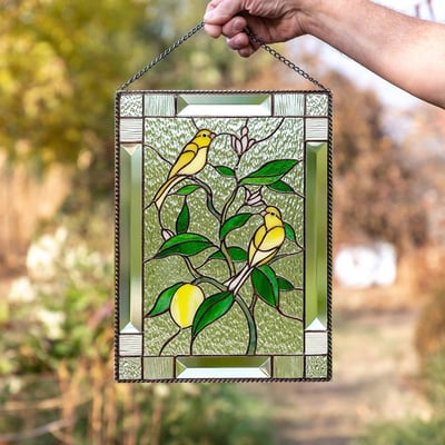 Sun Catcher | UV-Resistant Acrylic Lightweight & Shatterproof | Includes Metal Chain