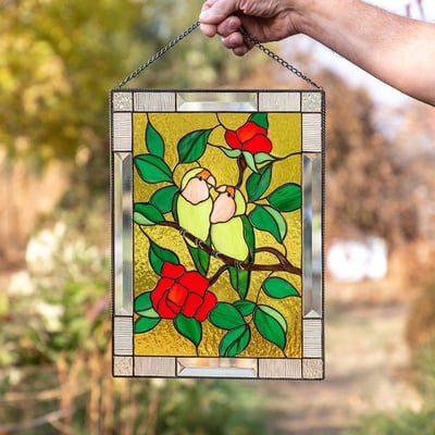 Sun Catcher | UV-Resistant Acrylic Lightweight & Shatterproof | Includes Metal Chain