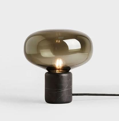 Table Lamp | Cut Glass Shade & Dimmable | 24 x 23 cm