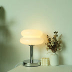 Table Lamp | Glass With Colorful Pattern & Integrated Eye-Friendly LED