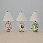Table Lamp | Handcrafted Ceramic Base & Linen Shade