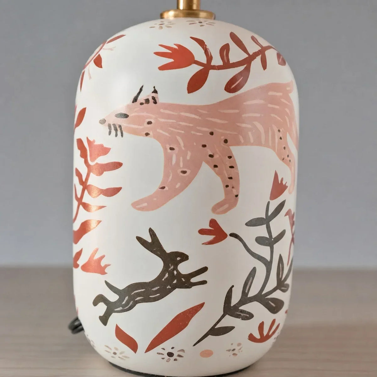 Table Lamp | Handcrafted Ceramic Base & Linen Shade