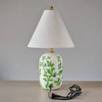Table Lamp | Handcrafted Ceramic Base & Linen Shade