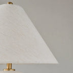 Table Lamp | Handcrafted Ceramic Base & Linen Shade