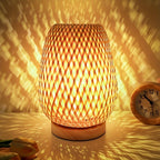 Table Lamp | Natural Bamboo, USB-Powered & Energy-Efficient