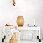 Table Lamp | Natural Bamboo, USB-Powered & Energy-Efficient
