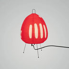 Table Lamp | Rice Paper Shade, Iron Base & Warm Glow