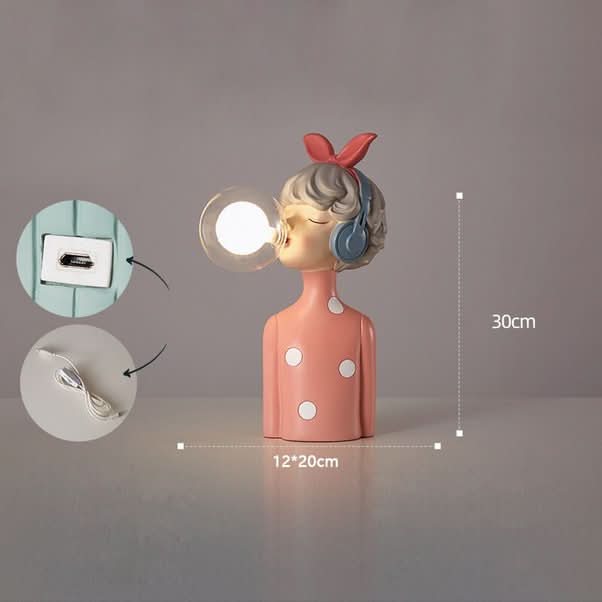 Table Lamp | Warm Ambient Light & USB-Powered