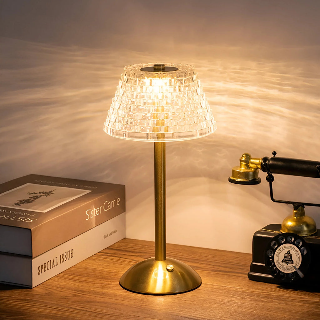 Table Lamp | Wireless Rechargeable Touch-Dimmable | 20-Hour Battery Life