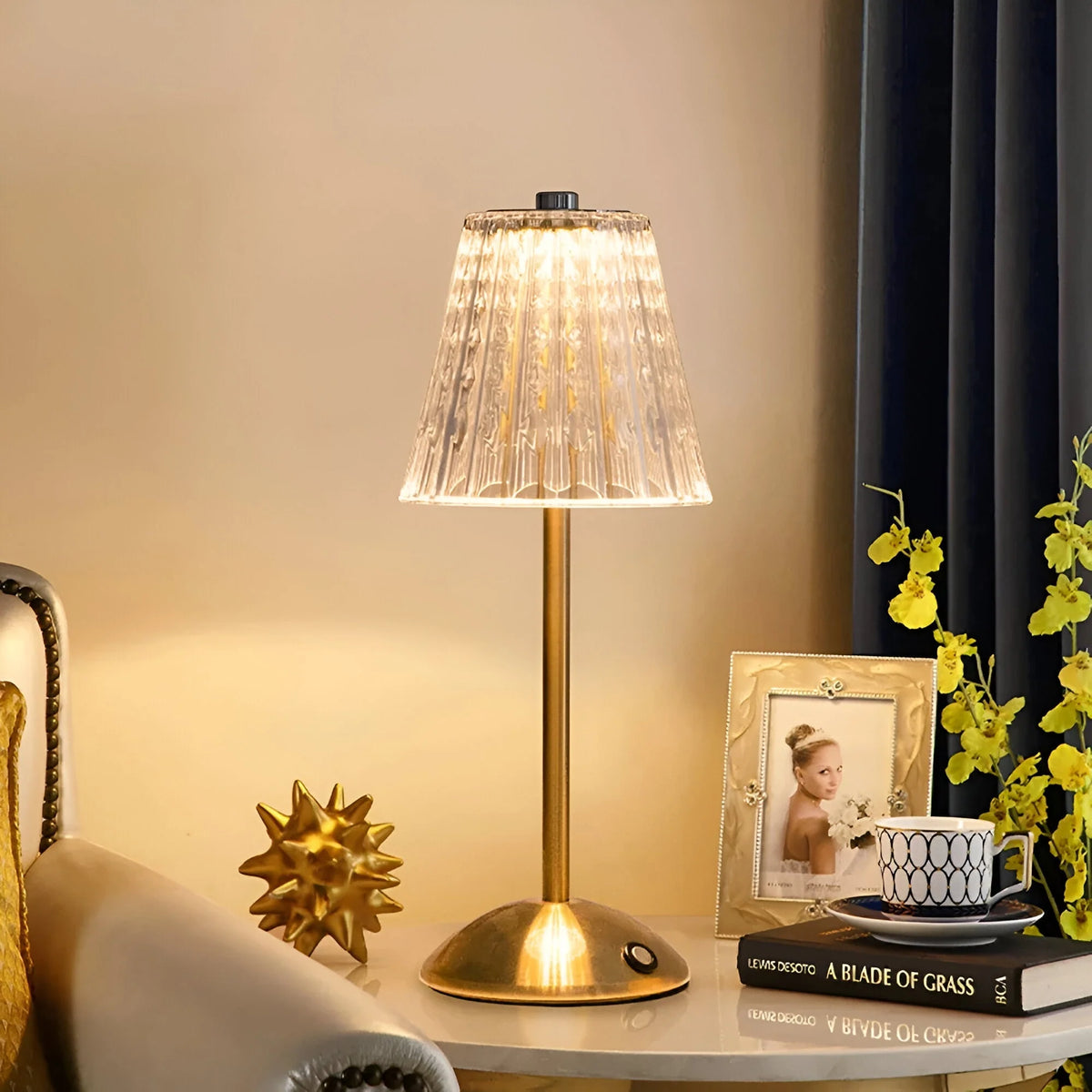 Table Lamp | Wireless Rechargeable Touch-Dimmable | 20-Hour Battery Life