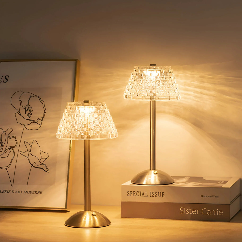 Table Lamp | Wireless Rechargeable Touch-Dimmable | 20-Hour Battery Life