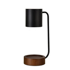 Table Lamp | Wood & Metal Candle Holder