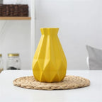 Table Vase | Matte Diamond Texture & Porcelain Ceramic | Small