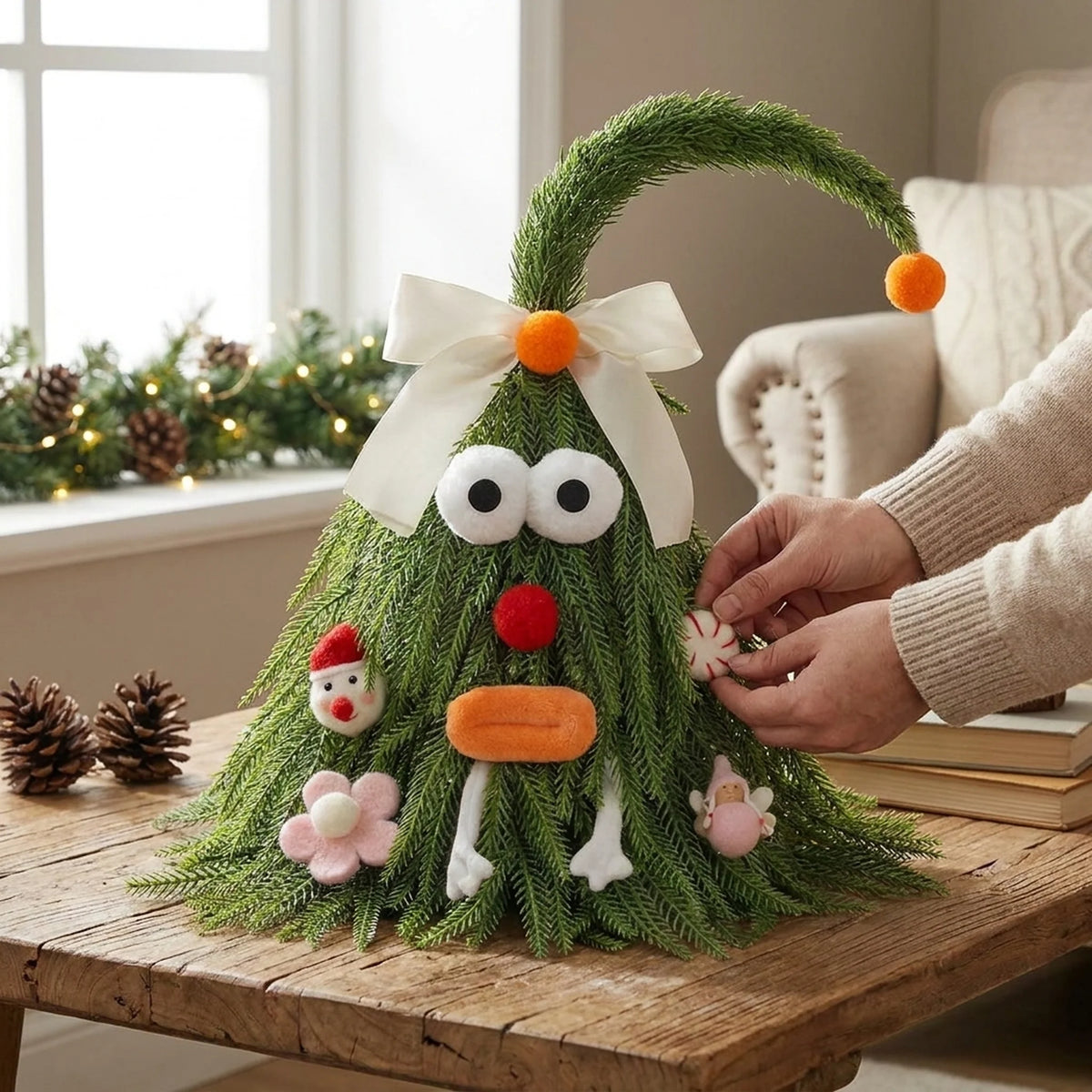 Tabletop Christmas Tree | Lifelike PE Foliage | 30/45/60 cm