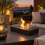 Tabletop Fireplace | Tempered Glass & Ethanol Burner