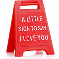 Tabletop Message Sign | Freestanding Plastic | 6 In Tall