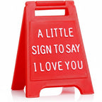 Tabletop Message Sign | Freestanding Plastic | 6 In Tall