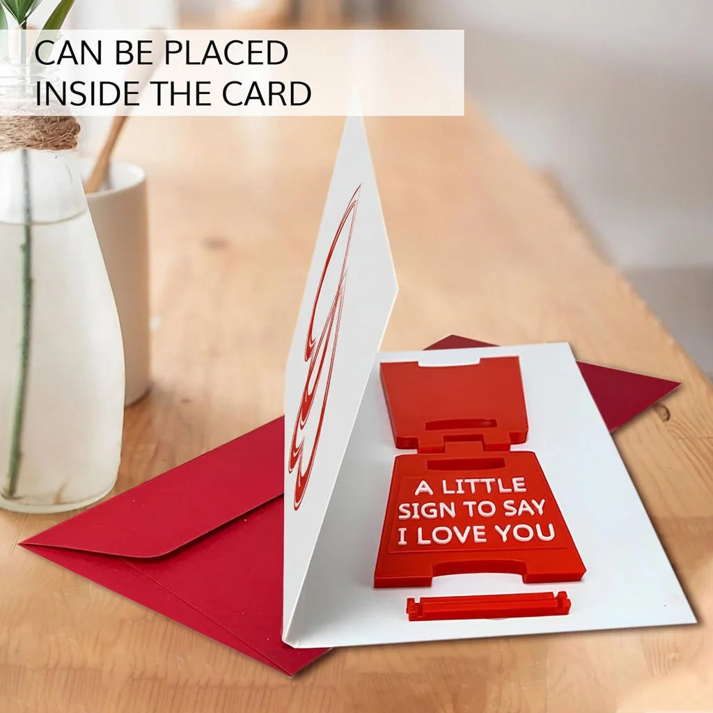 Tabletop Message Sign | Freestanding Plastic | 6 In Tall