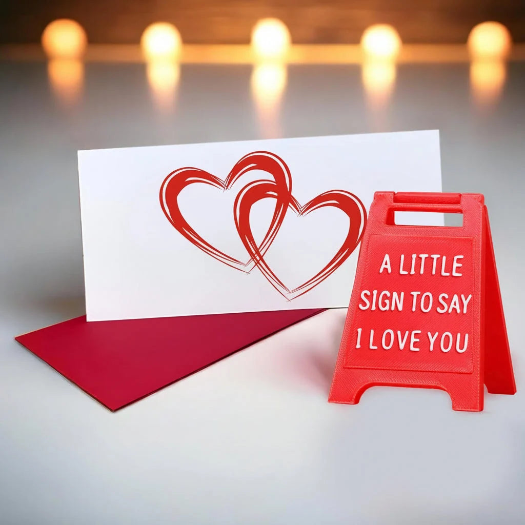 Tabletop Message Sign | Freestanding Plastic | 6 In Tall