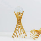 Tabletop Statue | Sphere-Inspired Metal & Gold Finish