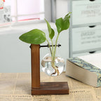Tabletop Vase | Flask-Inspired Follower Shape & Stable Curved Base | Brown