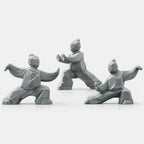 Tai Chi Figurine | Faceted Stone-Look & Matte Marble Finish