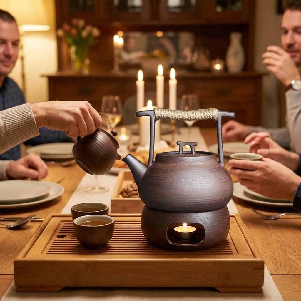 Teapot | Ceramic & Optional Candle Warmer | 350 ml