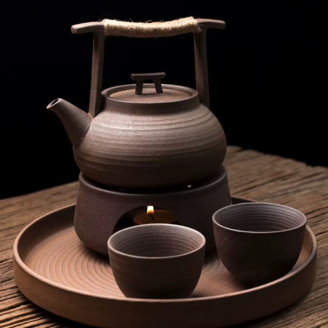 Teapot | Ceramic & Optional Candle Warmer | 350 ml