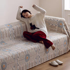 Throw Blanket | Reversible & Ultra-Plush Cotton | Machine Washable