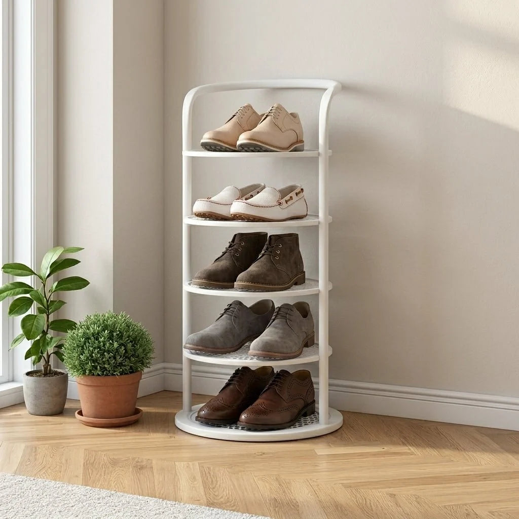 Tiered Shoe Rack | Slim & Space-Saving Metal | 5–8 Tiers