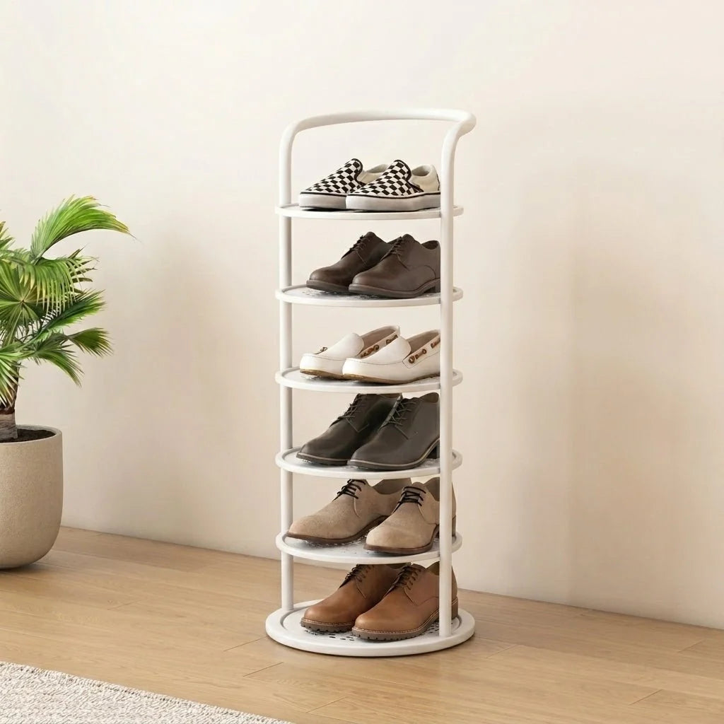 Tiered Shoe Rack | Slim & Space-Saving Metal | 5–8 Tiers