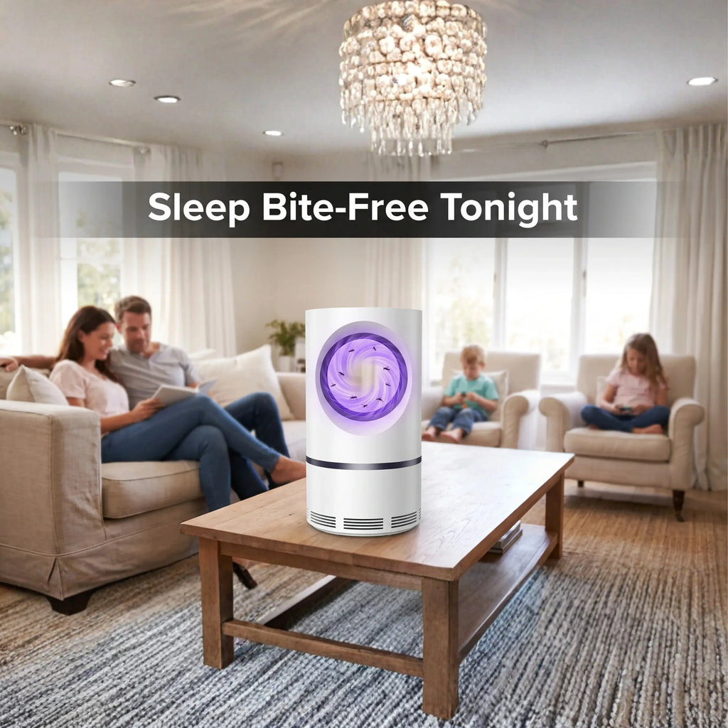 UV Light Insect Trap | 368nm UV LED & Vortex Capture