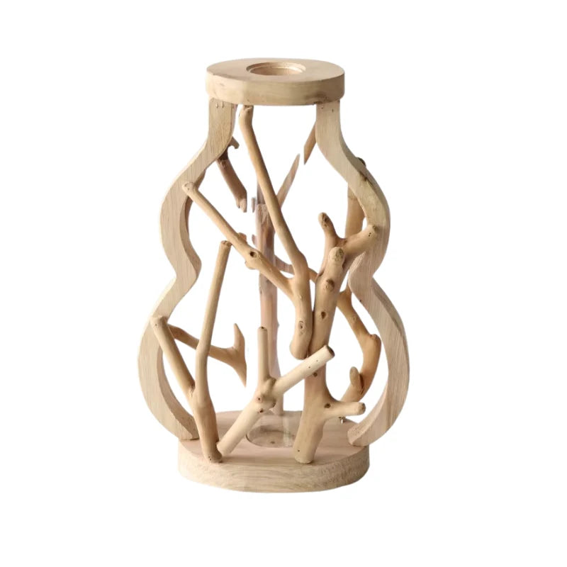 Vase | Branch-Inspired Bamboo & Wood