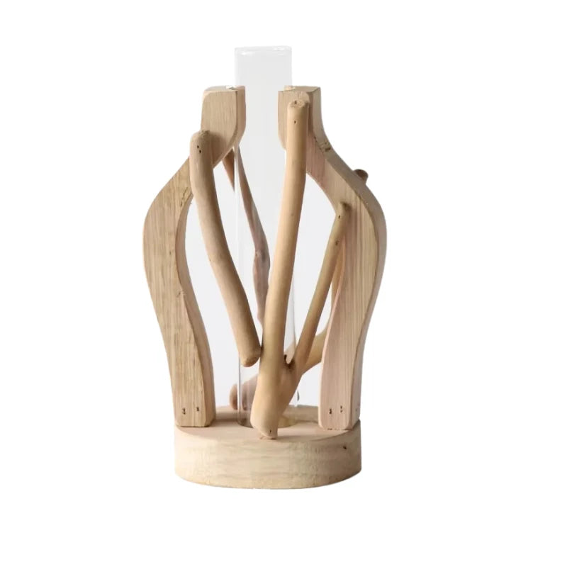 Vase | Branch-Inspired Bamboo & Wood