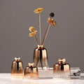 Vase | Glass Gradient & Rose Gold | Multiple Sizes