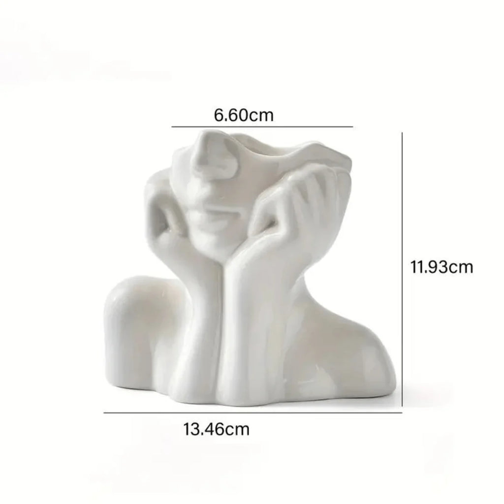 Vase | Sculptural Ceramic Finish | Medium & Large