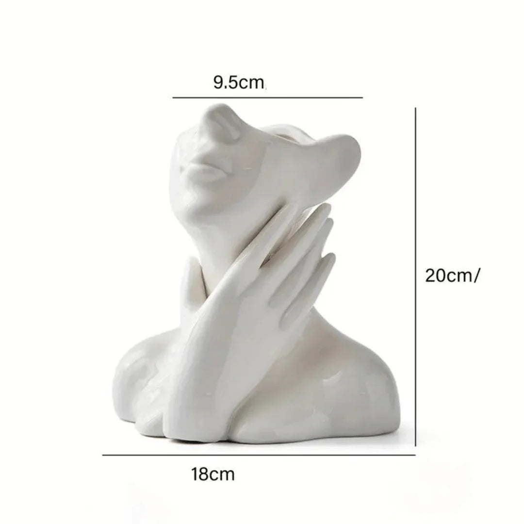 Vase | Sculptural Ceramic Finish | Medium & Large