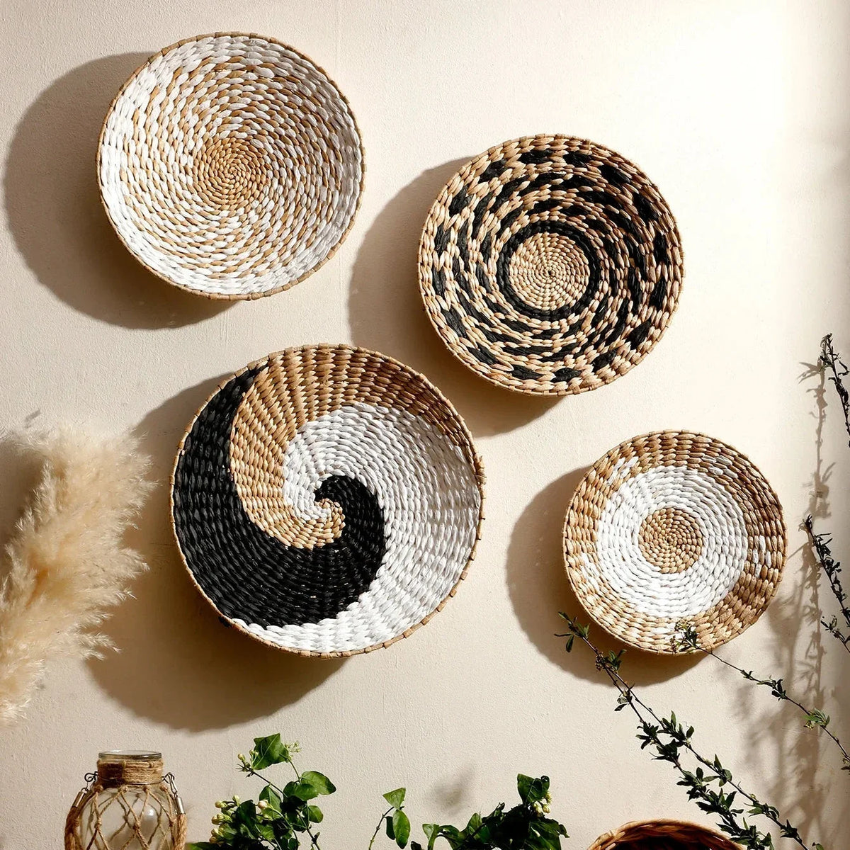 Wall Art Set | Handwoven Seagrass & Easy To Hang