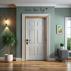 Wall Art | Vintage Handwritten Look & Lightweight Plastic | Fits Above Doors