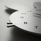 Wall Clock | Bunny Silhouette & Silent Quartz Movement