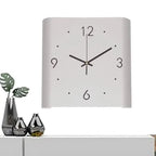 Wall Clock | Double-Sided Square & Silent | Battery-Operated