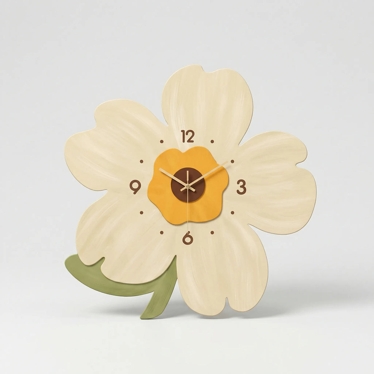 Wall Clock | Floral Wall Art & Silent Movement | 30 x 30 & 40 x 40 cm