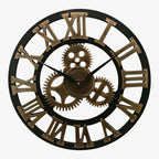 Wall Clock | Gear-Inspired Digital Display | 30/40 cm